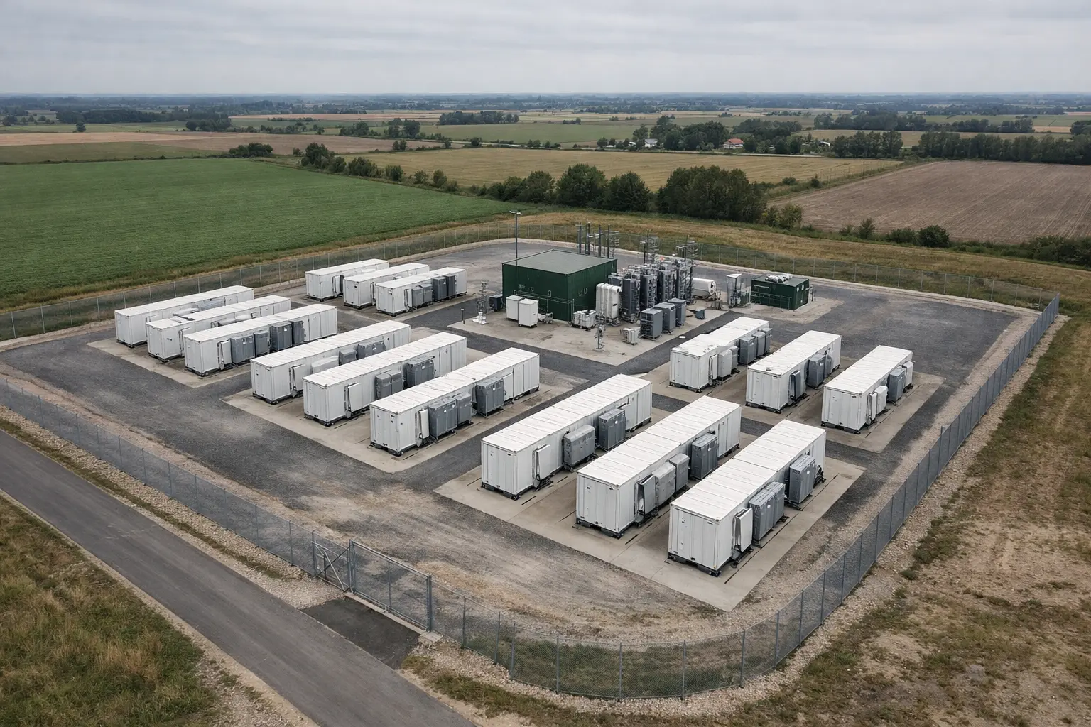 BESS in der Landschaft